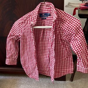 Vineyard Vine 4T button down, only worn one holiday season: Christmas Valentines